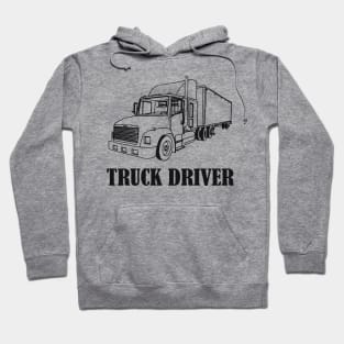 Truck Driver Trucker Hoodie